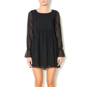 BCBGeneration Black Babydoll Dress